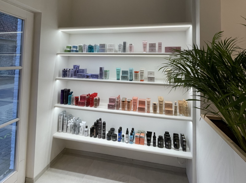 Haarproducten in het salon